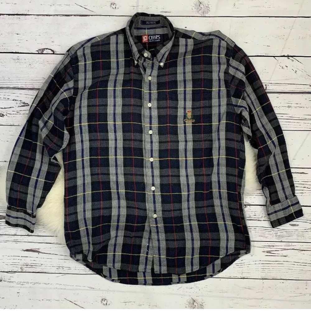 Ralph Lauren Chaps Long Sleeve Plaid Shirt